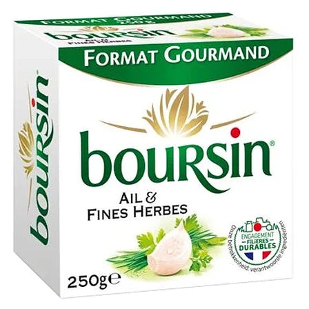 BOURSIN Serek do smarowania z czosnkiem i ziołami 250 g