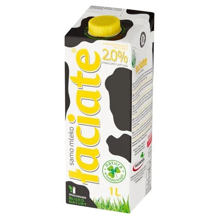 ŁACIATE Mleko UHT 2,0% 1 L