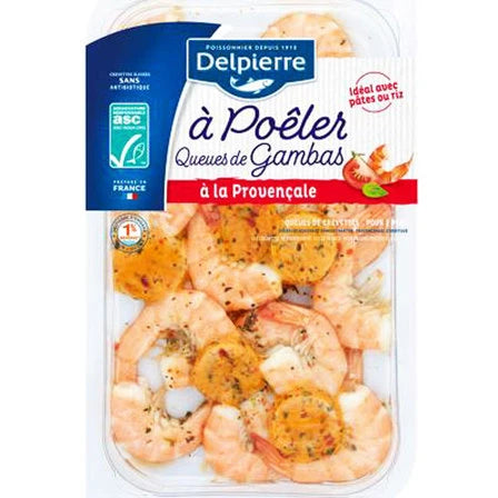 DELPIERRE Ogony krewetek w ziołach prowansalskich 200 g