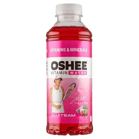 OSHEE Vitamin Water Napój niegazowany o smaku czerwonych winogron-dragonfruit 555 ml