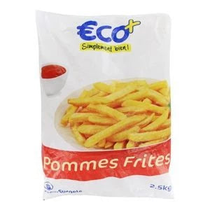 ECO+ Frytki mrożone proste 2.5 kg