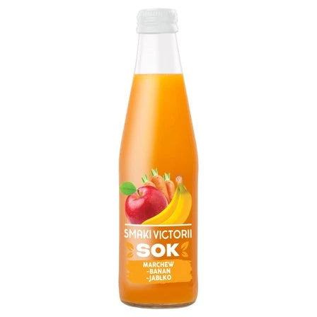 VICTORIA CYMES Smaki Victorii Sok marchew-banan-jabłko 250 ml
