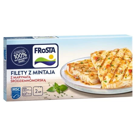 FROSTA Filety z mintaja z marynatą śródziemnomorską (2 sztuki) 265 g
