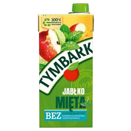 TYMBARK Napój owocowy jabłko mięta 1 L