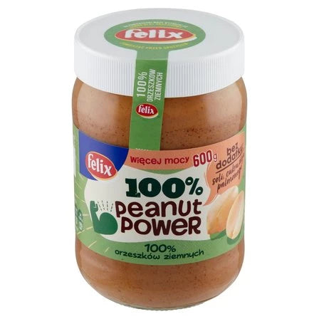 FELIX Peanut Power 100% Pasta orzechowa 600 g